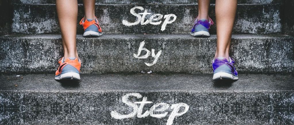 Step by step